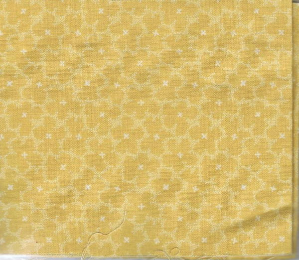 Print6 gelbe Blüten, 3 Streifen 12 cm x 110 cm